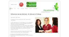 Desktop Screenshot of daszahnland.de